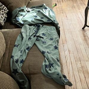 Terez Green Star Lounge Set